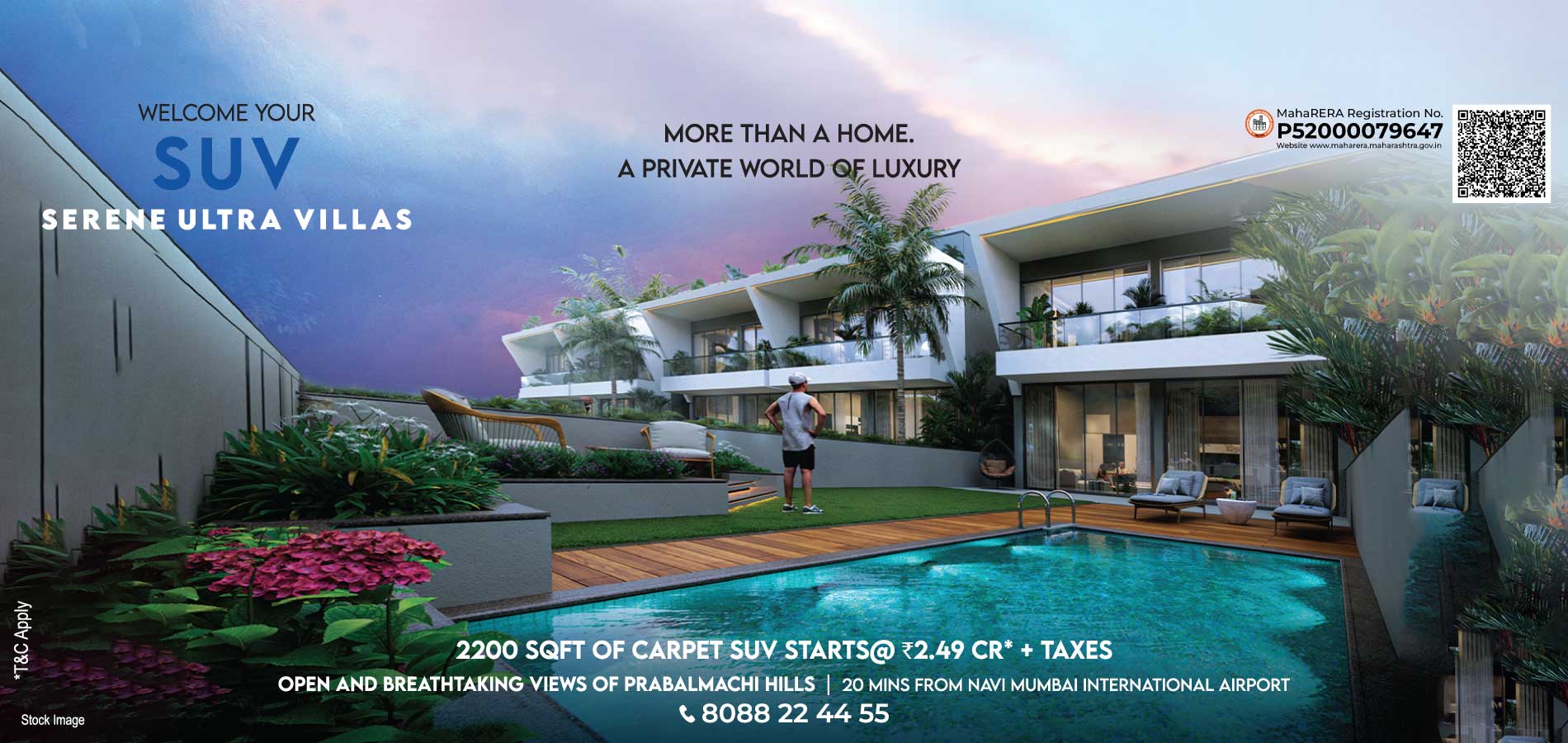 Anant Serene Villas Desktop Banner