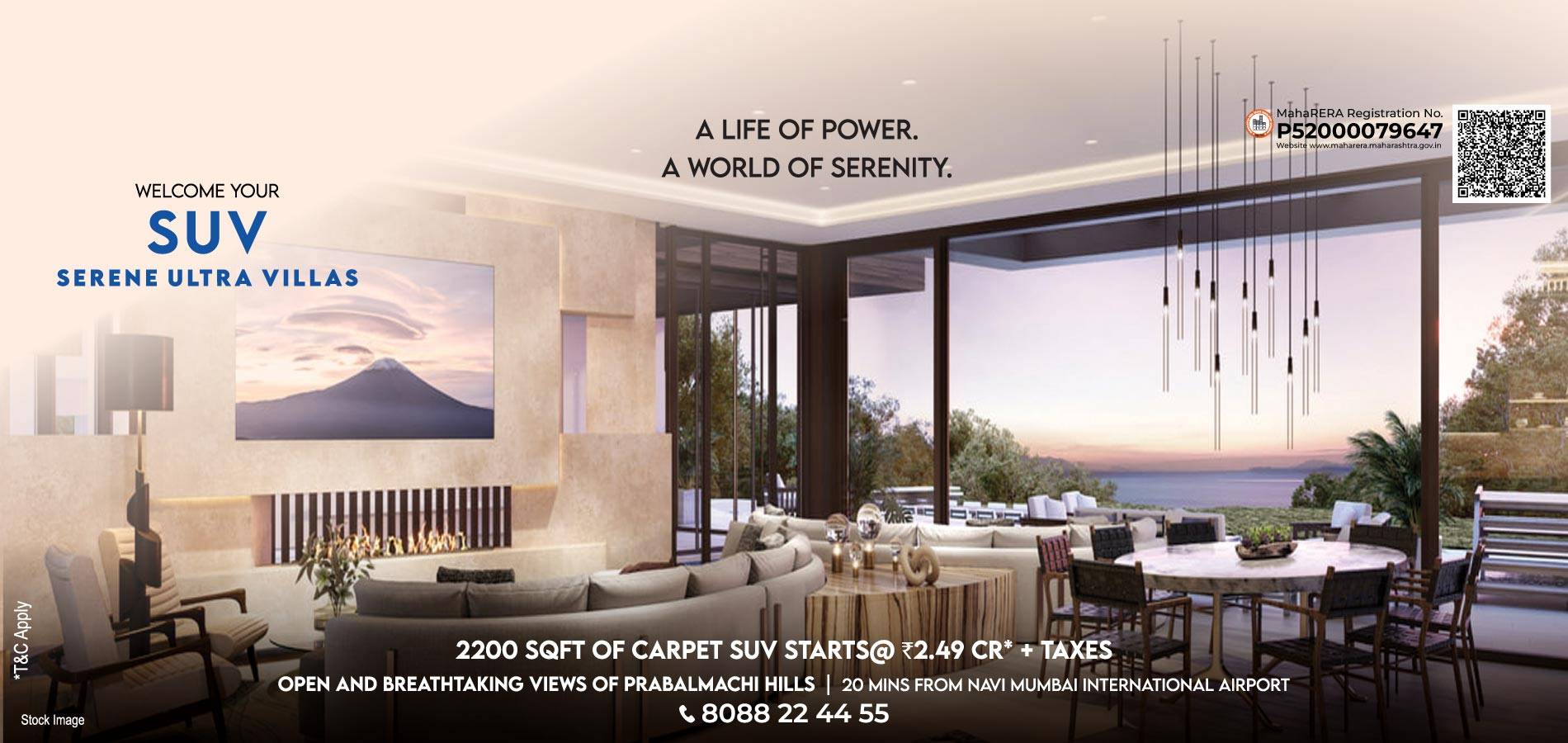 Anant Serene Villas Desktop Banner